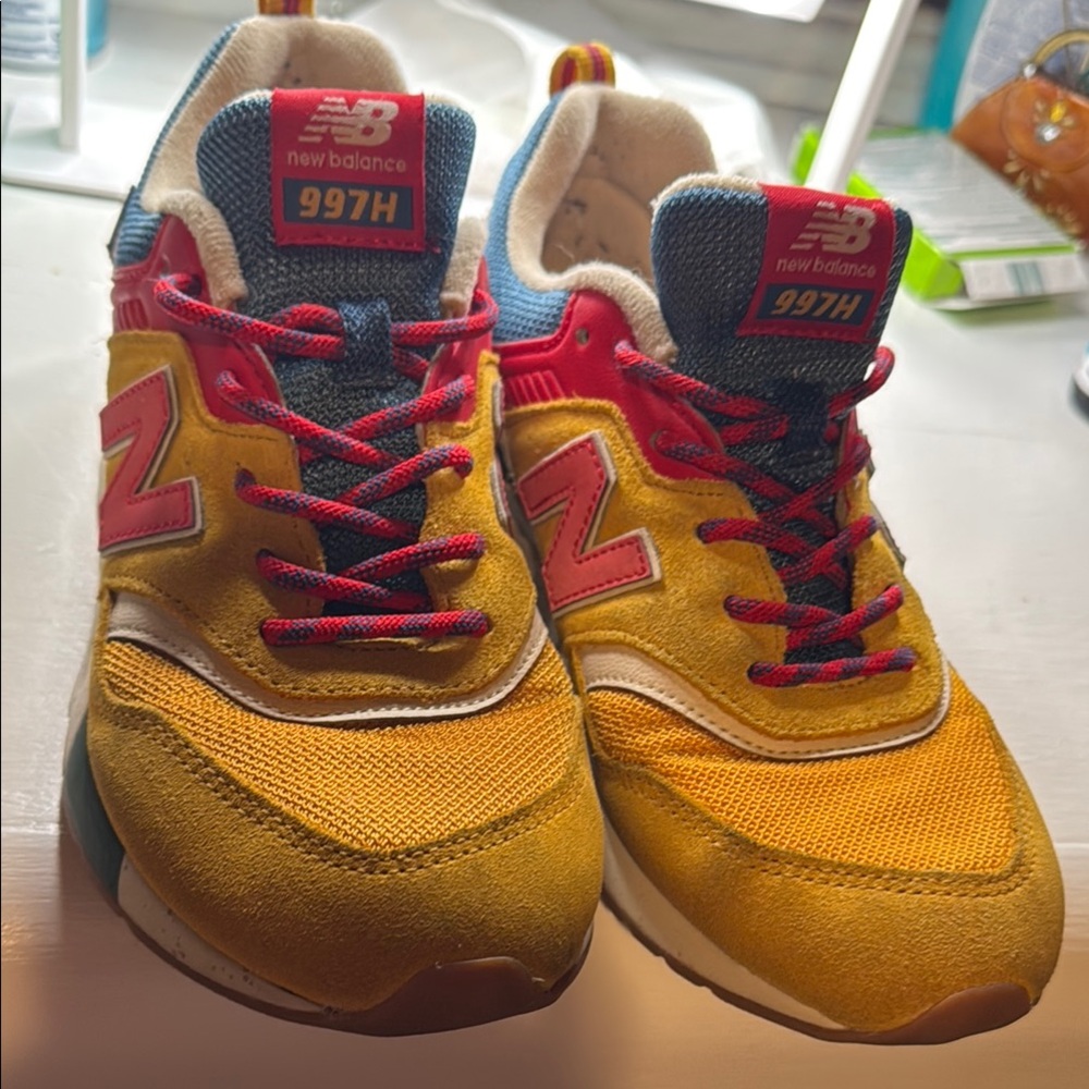 New Balance Kids Shoes - Yellow, Red, Blue